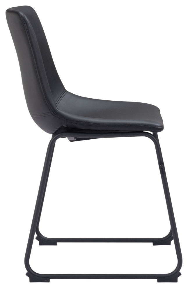 Smart Dining Chair, Set of 2 Black