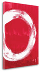 "Red Enso" By Linda Woods, Giclee Print on Gallery Wrap Canvas, Ready to Hang