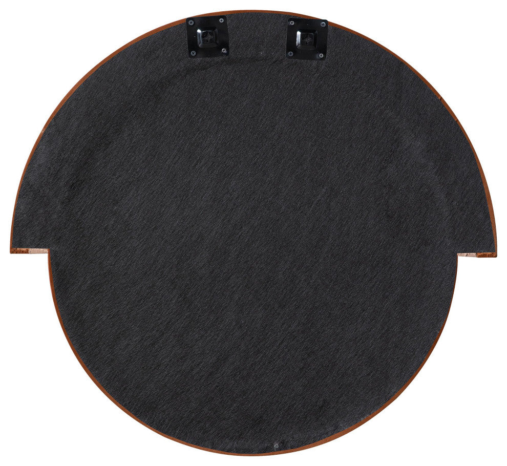 Lally Wall Mirror, Terracotta, Round