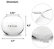 Glass Bubble Bowl, Fish Bowl Blown Glass- H:4.5" Open D:4.25" Body D:6", Pack of 6 Pcs