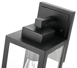 Home Living 13" Outdoor Wall sconce, Black