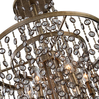 Uttermost Valka 6 Light Crystal Chandelier, 21288