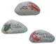 Set of Three Polystone Rocks