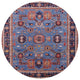 Ahgly Company Indoor Round Mid-Century Modern Area Rugs, 5' Round