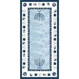 Laural Home Happy Hanukkah 70" X 144" Tablecloth