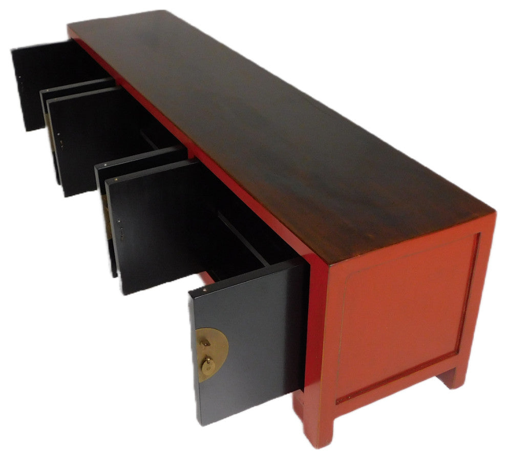 Chinese Low Boy Shanxi 6 Door Low Buffet