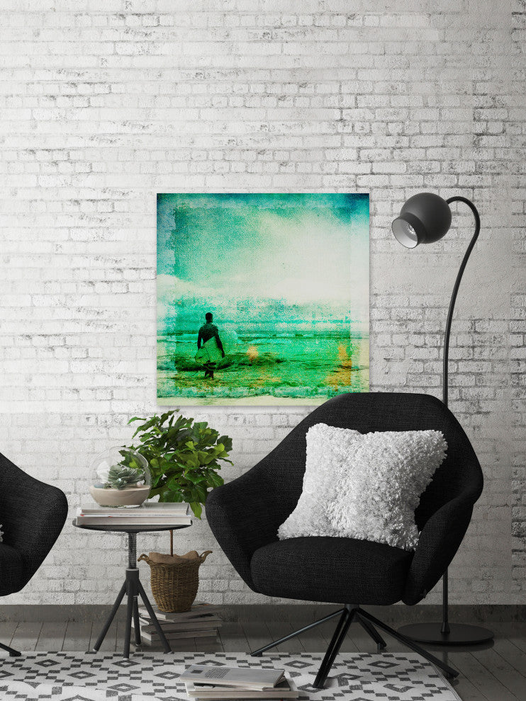 "County Line" Fine Art Canvas Print, 40"x40"