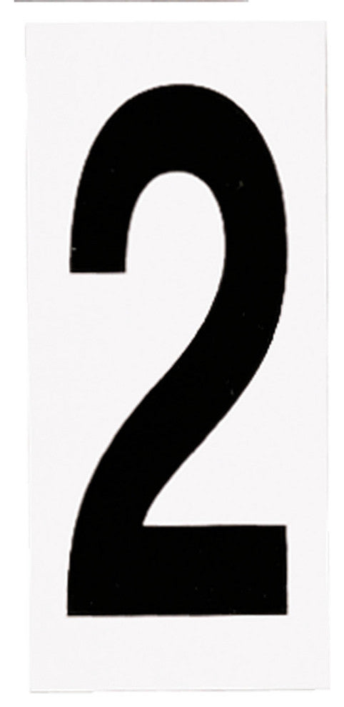 Address Numbers For P5968 Address Lights Ten "2" In Package, White