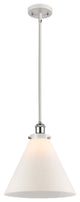 Innovations 916-1S-WPC-G41-L-LED 1-Light Mini Pendant, White, Polished Chrome