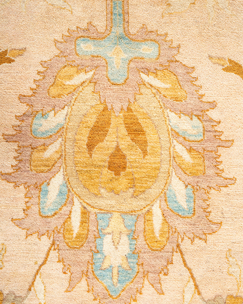 Mogul, One-of-a-Kind Hand-Knotted Area Rug Ivory, 12'1"x15'6"