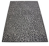 Vumbura Plains Area Rug, Indoor/Outdoor, Accent Carpet, Charcoal, 3'x12'