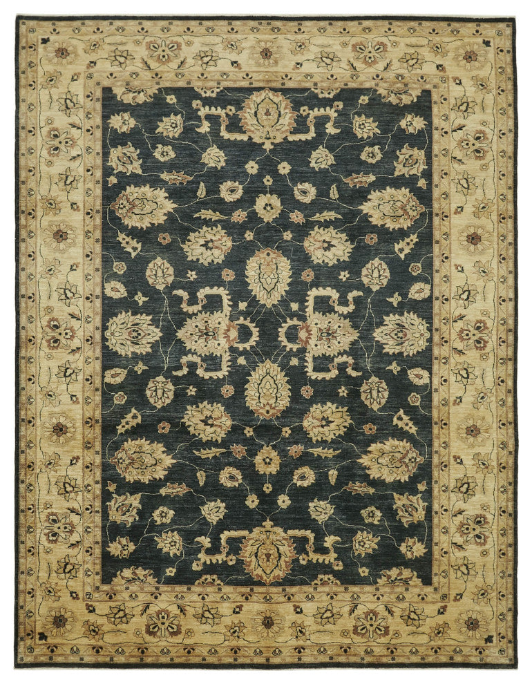 Rug N Carpet - Handmade Oriental 8' 0'' x 10' 3'' Wool Oushak Area Rug