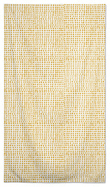 Drawn Yellow Dots 58 x 102 Outdoor Tablecloth