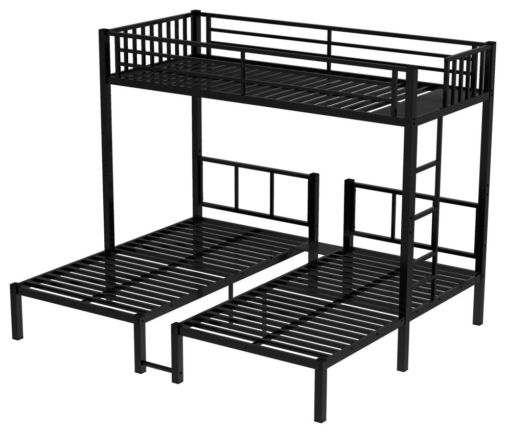 Gewnee Twin over Twin & Twin Bunk Beds for 3