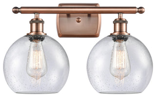 Innovations Lighting 516-2W-AC-G124-8 Athens 2 Light 16" Bath Vanity Light