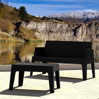 Compamia Box Outdoor Coffee Table, Black