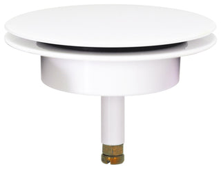 Casper Snap-in Shower Strainer, Powdercoated White, Powder Coat White
