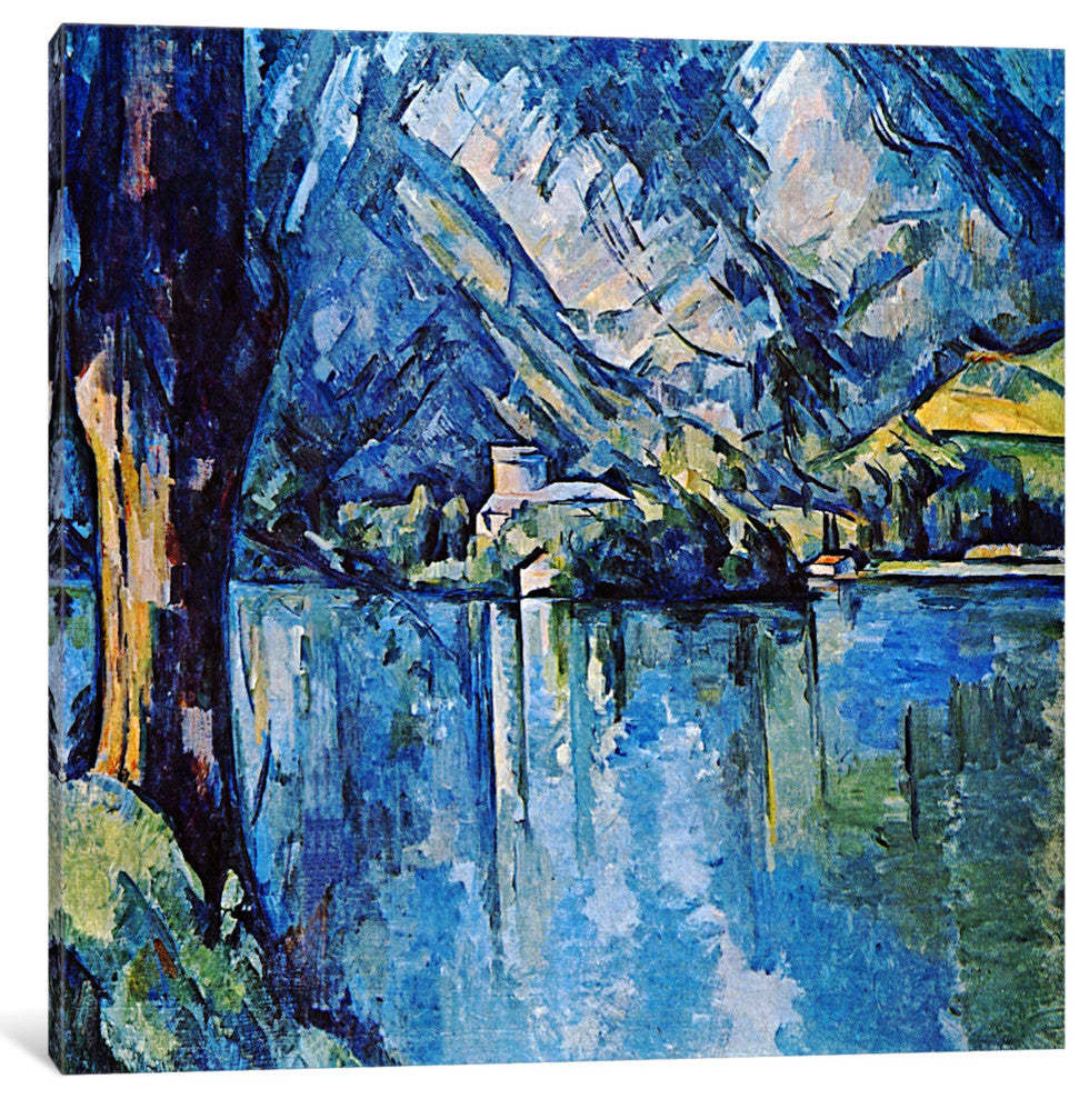 "Le Lac Annecy" by Paul Cezanne, Canvas Print, 37x37"