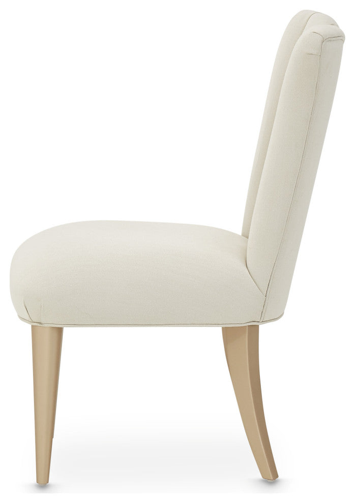 La Rachelle Dining Side Chair, Set of 2 - Medium Champagne