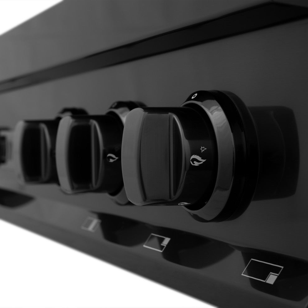 ZLINE Rangetop, Black Stainless Steel, Gas, RTB-48