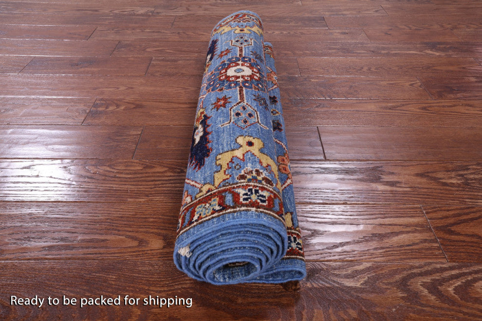 2' 8" X 8' 0" Runner Persian Fine Serapi Handmade Rug - Q12881