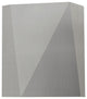 Calx Outdoor LED Sconce, Uplight/Downlight, Marine Grade Brushed Stainless Stee, Soft White