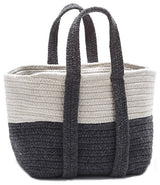 Colonial Mills Basket Farmhouse Square Basket Slate Gray Rectangle