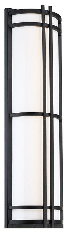 Skyscraper 12" LED Outdoor Wall-Light 3000K, Black
