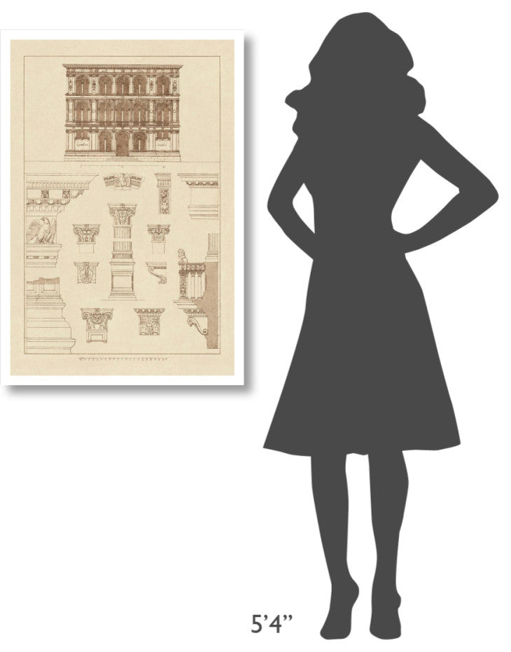 "Palazzo Vendramin-Calergi at Venice" Paper Print by J. Buhlmann, 26"x38"