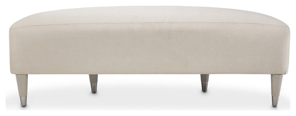 Eclipse Accent Bench - Ivory/Moonlight Gray