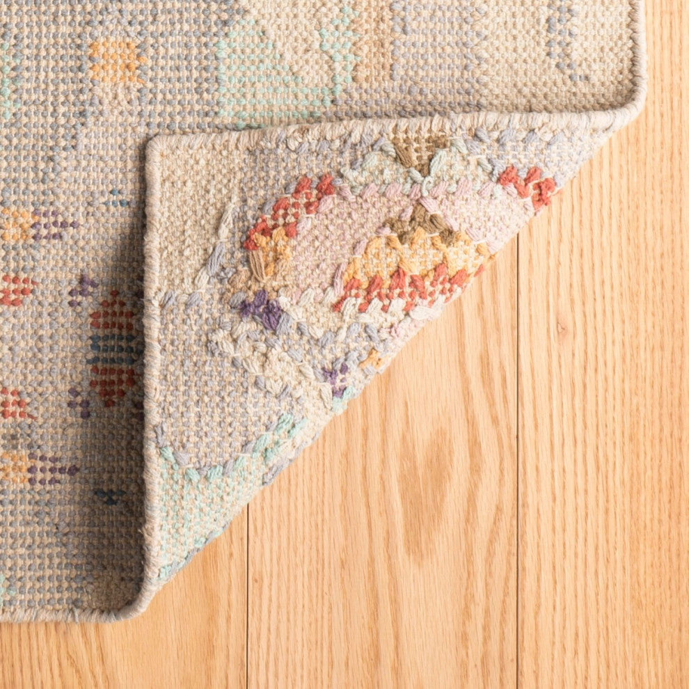 Laura Park x Dash & Albert Chapel Hill Hand Knotted Cotton Rug, Multi, 3' x 5'