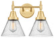 Innovations 447-2W-SG-G44-LED 2-Light Bath Vanity Light, Satin Gold
