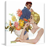 "Anniversary Quarrel" Painting Print on Wrapped Canvas
