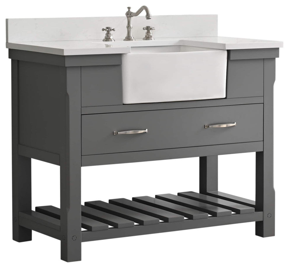 Wesley 42" Bathroom Vanity, Gray