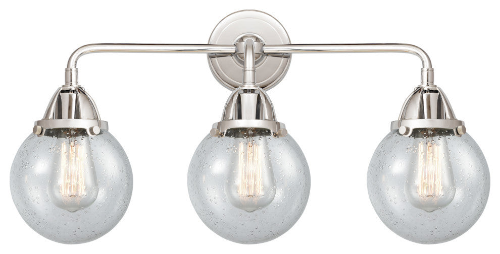 Beacon Bath Vanity Light, Polished Chrome, Seedy, Seedy