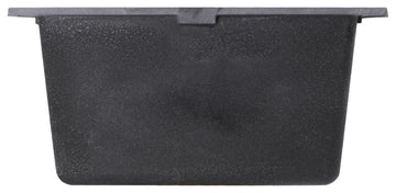 Nantucket Sinks 17" Single Bowl Undermount Granite Composite Bar-Prep Sink, Blac
