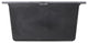 Nantucket Sinks 17" Single Bowl Undermount Granite Composite Bar-Prep Sink, Blac