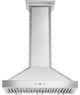 CAVALIERE 36" Wall Mounted Range Hood 900 CFM Brushed Stainless Steel LED