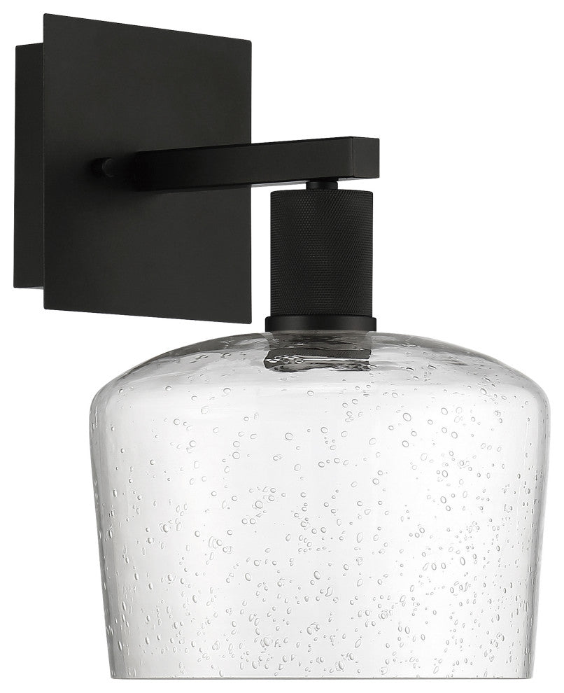 Access Port Nine 1-Light Chardonnay LED Wall Sconce Matte Black