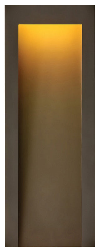 Hinkley Taper Large Wall Mount Lantern, Textured Oil Rubbed Bronze