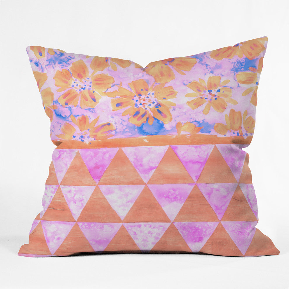 Deny Designs Dash And Ash Flora Fiesta 1 Outdoor Throw Pillow