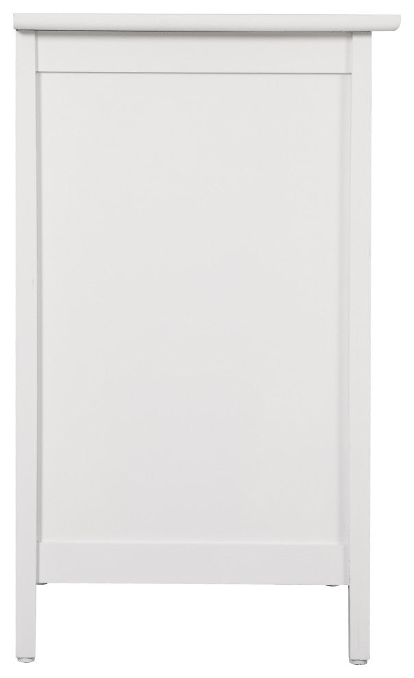 Daniel 3-Drawer Nightstand (25 in. H x 19 in. W x 15 in. D), White