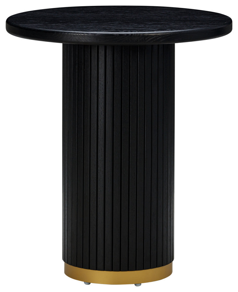 Chelsea Entry Table, Black Oak