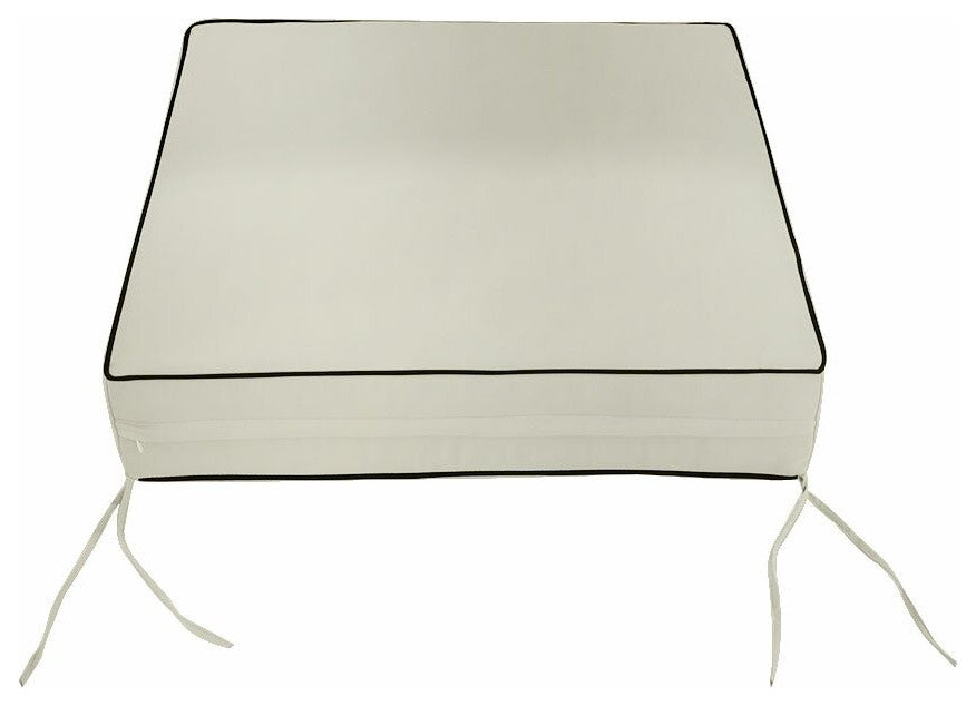 S1 24"x24"x5" Deep Seat Cushion Back Rest Pillow Outdoor Love Sofa AD015