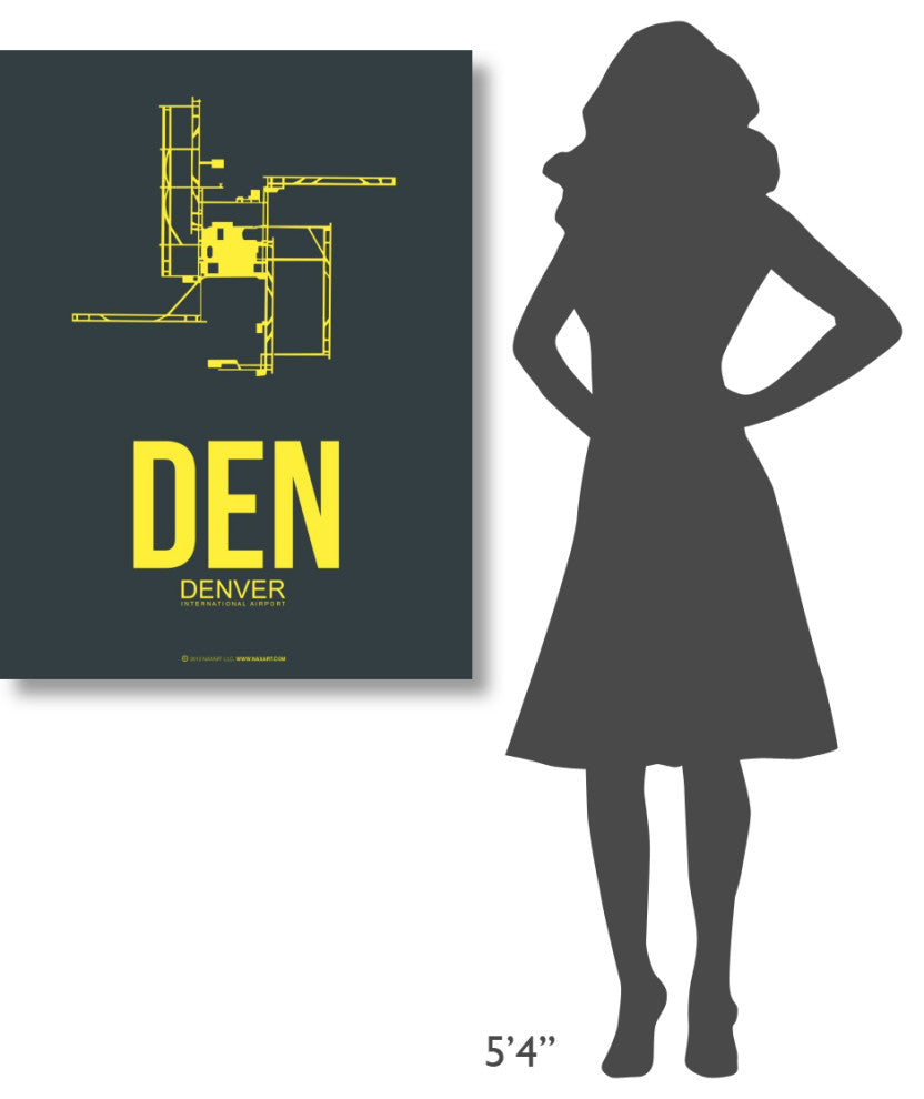 "DEN Denver Poster 1" Fine Art Print