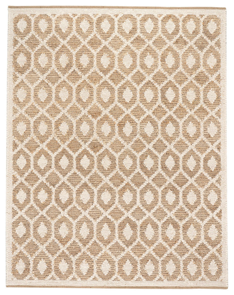 Dash & Albert Capri Soumak Handwoven Jute Rug, Natural, 8' x 10'