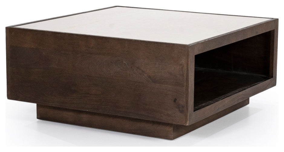 Mango Wood Box Coffee Table, Eleonora Hazel, Medium