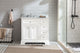 South Bay 37" Bathroom Vanity, White Finish