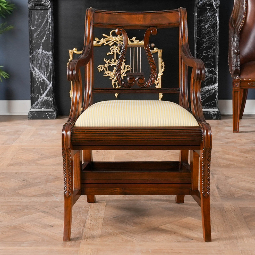 Mahogany Library Chair