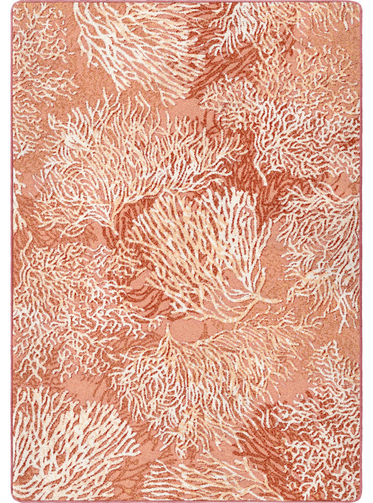 Oceanic Blooms, Coral, 4'x5'